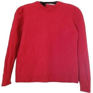 Alexander McQueen red wool sweater